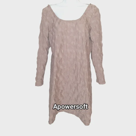 Taupe Mesh Bodycon Dress — H&M - Picture 7 of 7